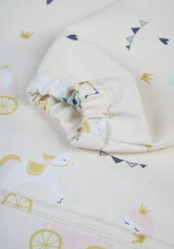 Fairytale hihallinen ruokalappu vaalean beige