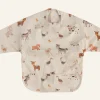 Farmer hihallinen ruokalappu beige