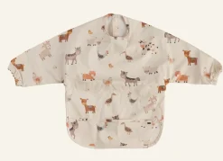 Farmer hihallinen ruokalappu beige