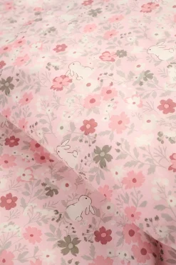 Flower Bunny pussilakanasetti roosa