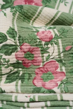 Flowerjoy torkkupeitto moniväri/vihreä