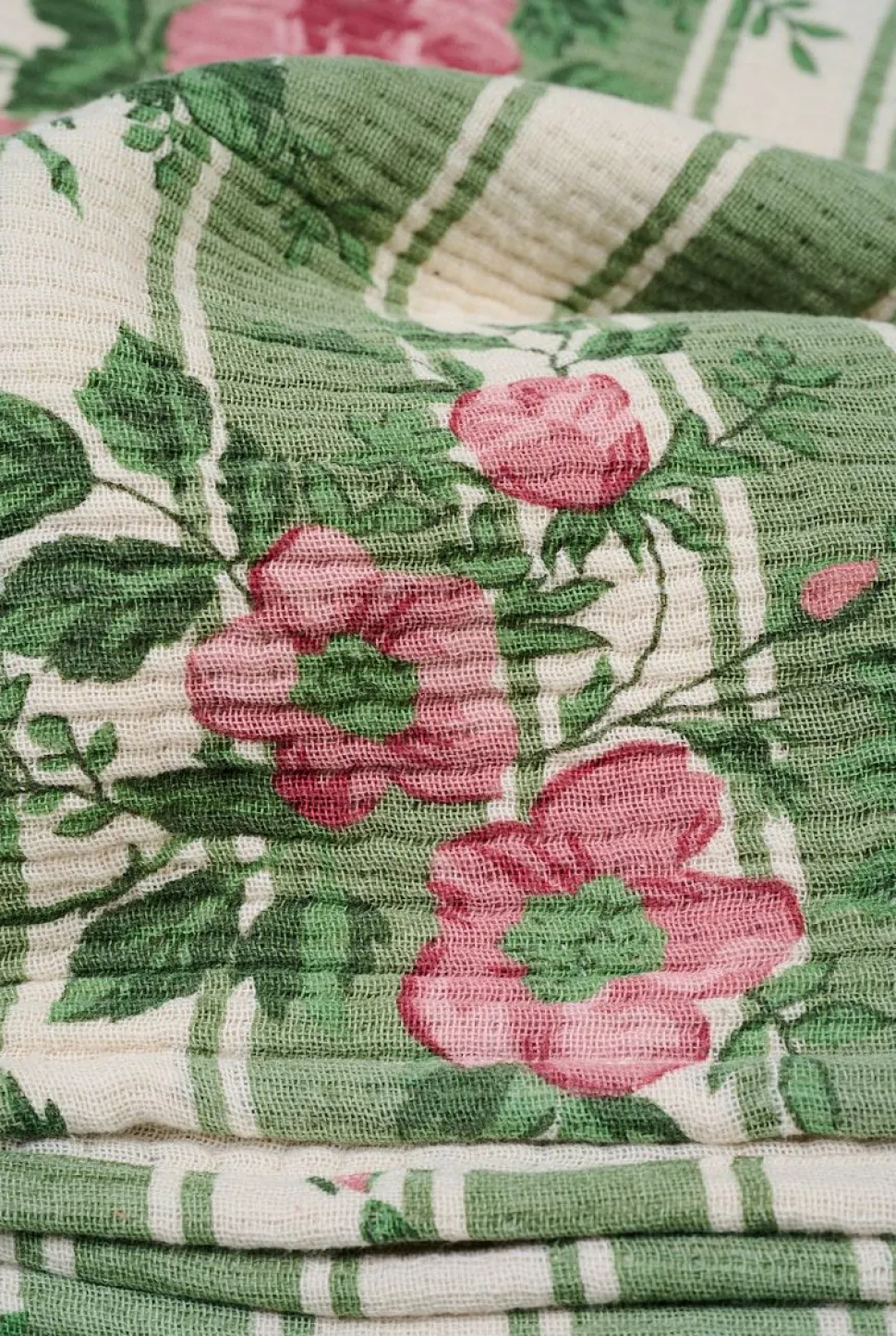 Flowerjoy torkkupeitto moniväri/vihreä