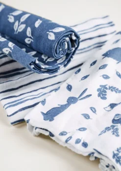 Forest Flanell flanelliliinat sininen
