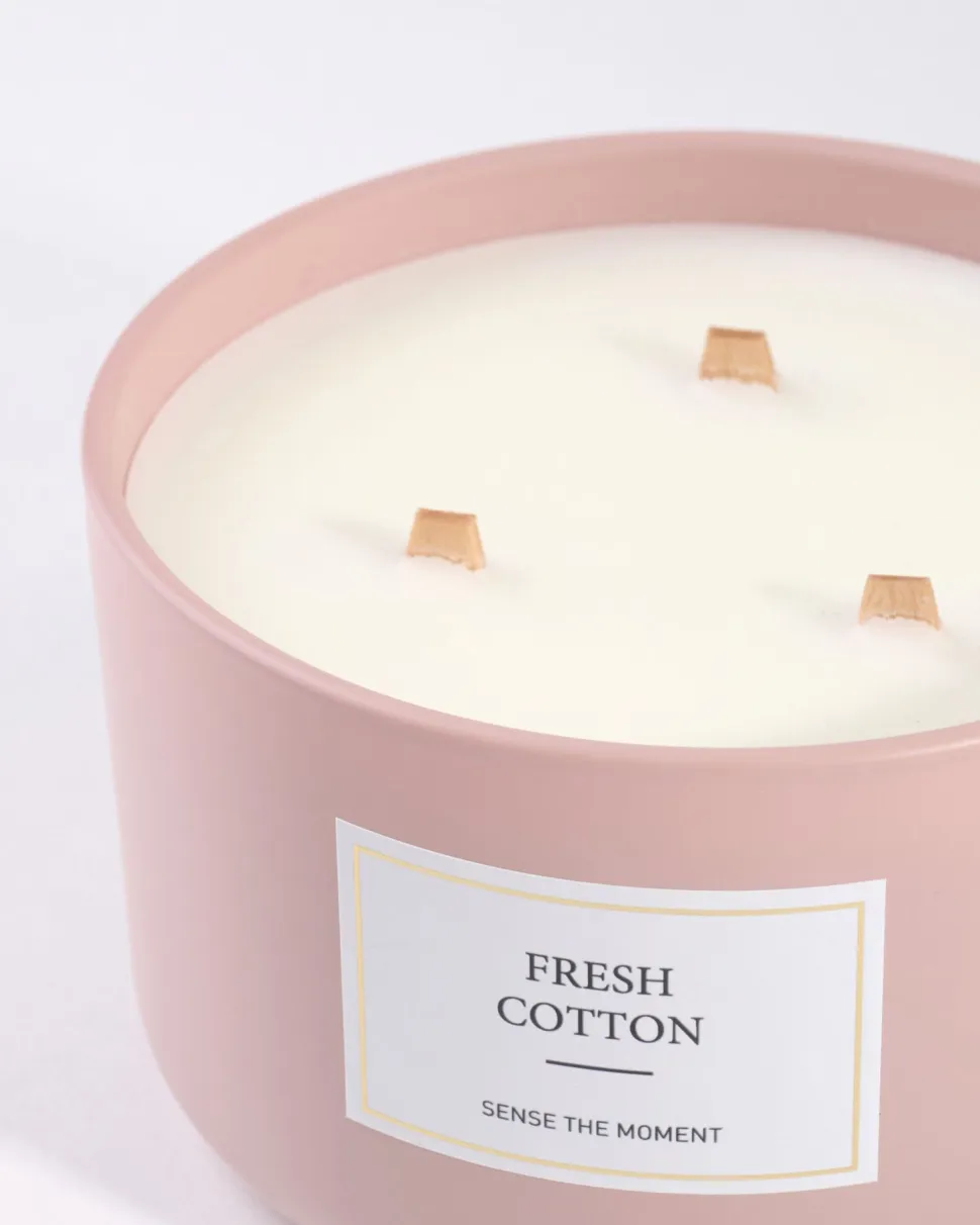 Fresh cotton matt tuoksukynttilä roosa