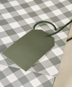 Gingham lahjapussi moniväri/vihreä