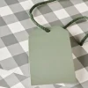 Gingham lahjapussi moniväri/vihreä