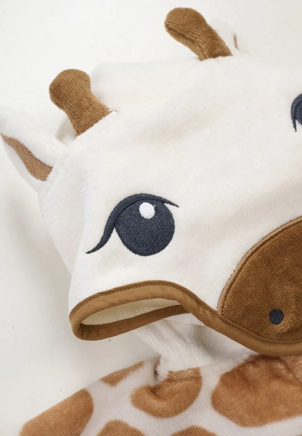 Giraffe poncho moniväri/beige