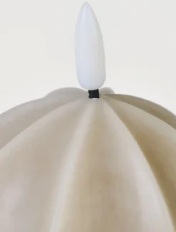 Glow led-kynttilä beige