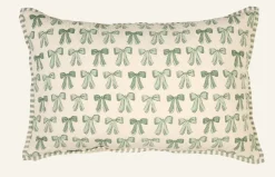 Green Bow koristetyynynpäällinen vihreä