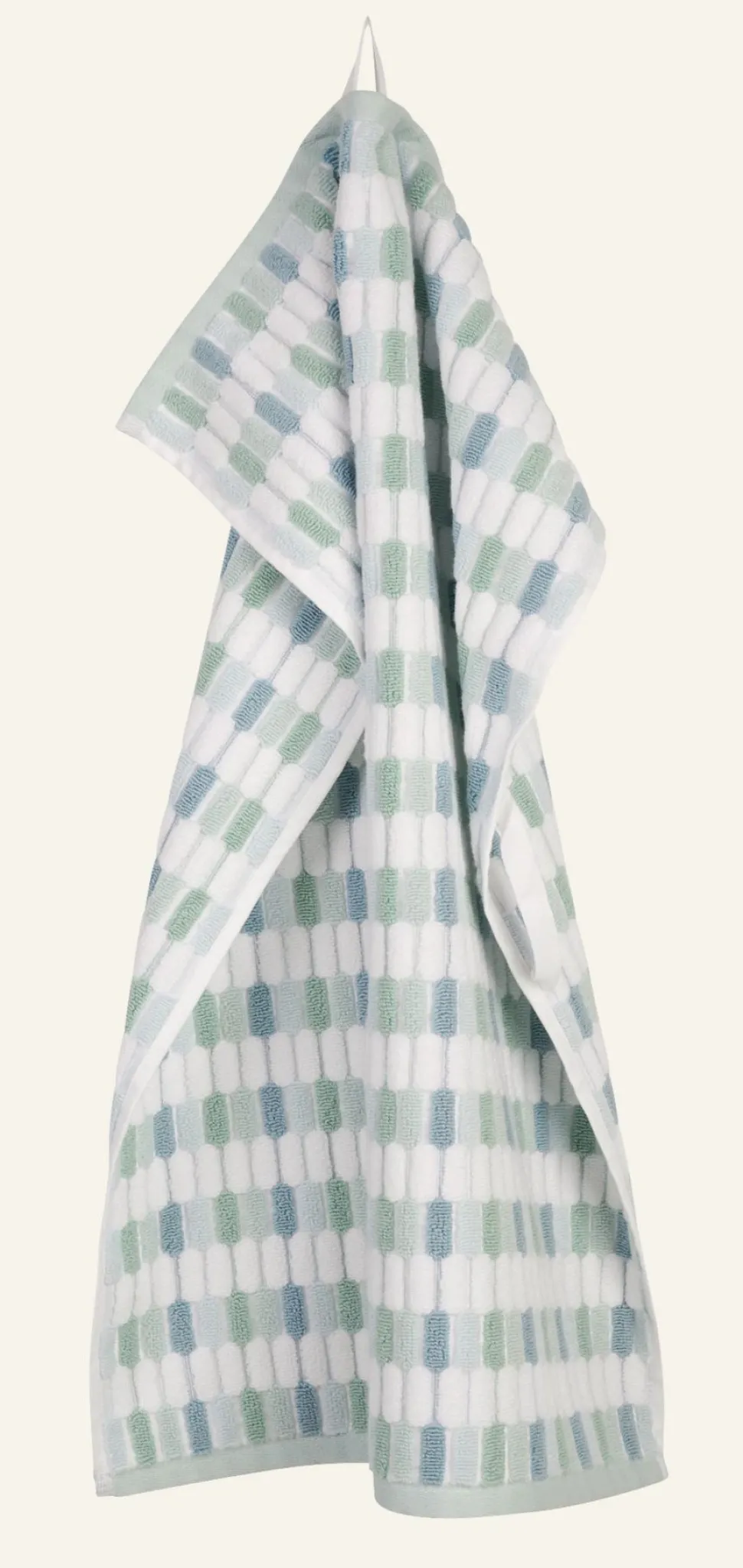 Handan pyyhe moniväri/vihreä