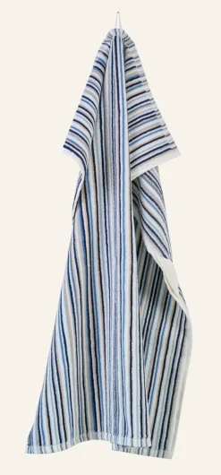 Hanne Stripe pyyhe moniväri/sininen