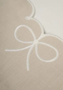 Heart lautasliina beige