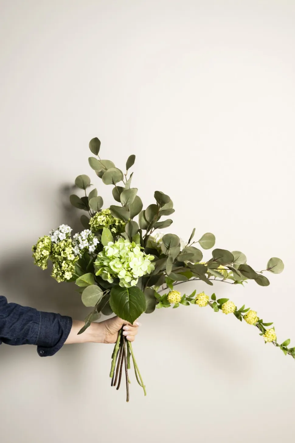 Hortensia kukka vihreä