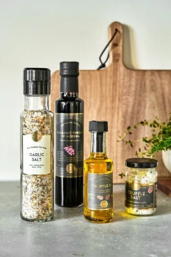Hvitløkssalt maustemylly moniväri