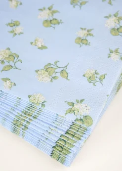 Hydrangea paperiservetit moniväri/sininen