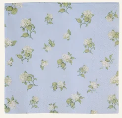 Hydrangea paperiservetit moniväri/sininen