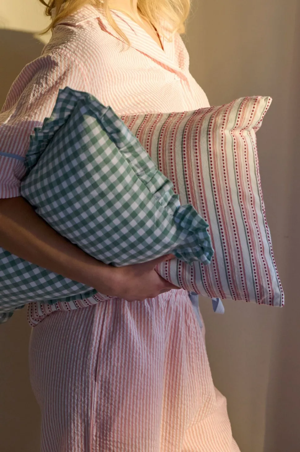 Ina pyjamahousut koralli