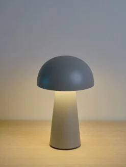 Isella LED-pöytälamppu harmaanruskea