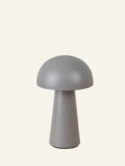 Isella LED-pöytälamppu harmaanruskea