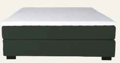 Jenkkisänky medium/kova oliivinvihreä - 160x200cm