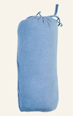 Jersey muotoonommeltu aluslakana sininen