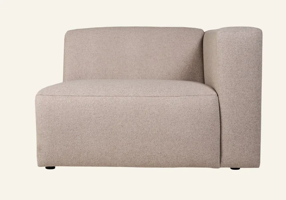 Juno moduuli 1,5-istuttava käsinoja oikea beige