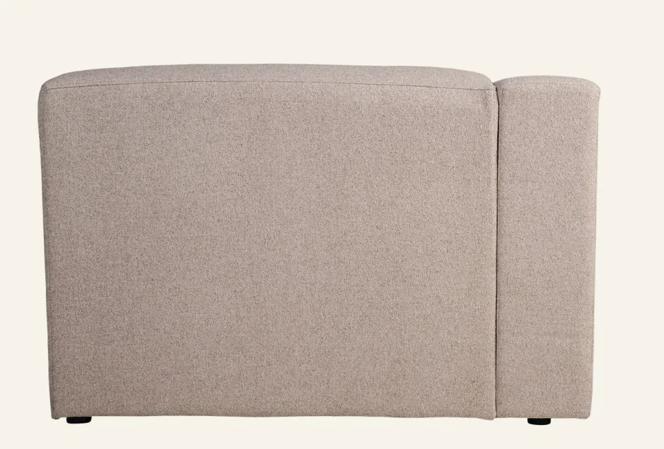 Juno moduuli 1,5-istuttava käsinoja oikea beige