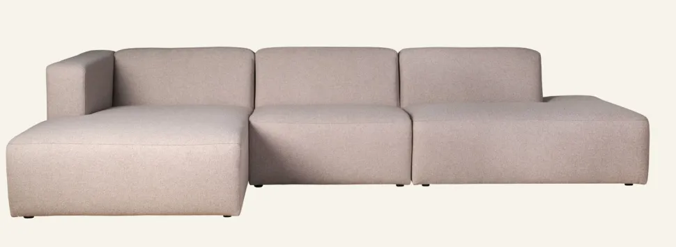 Juno moduulisohva 3 osaa avoin pääty oikea beige