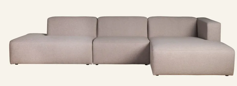 Juno moduulisohva 3 osaa avoin pää vasen beige