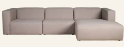 Juno moduulisohva 3 osaa divaani oikea beige