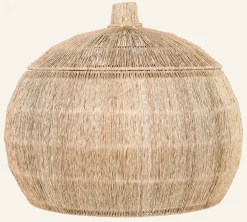 Jute round kori luonnonväri