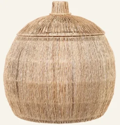 Jute round small kori luonnonväri