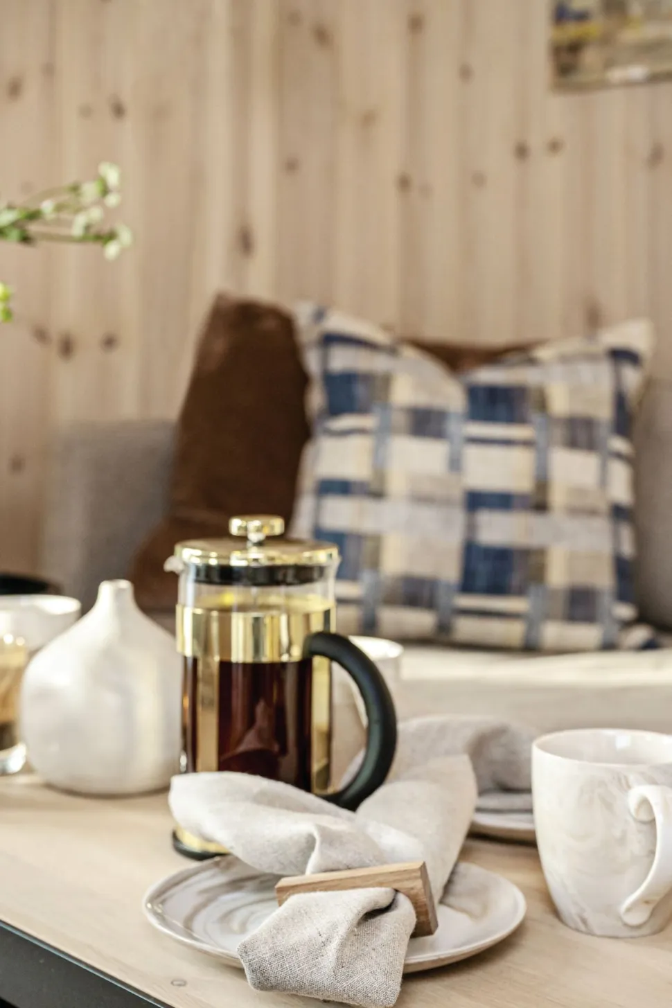 Kaffe pressopannu kulta