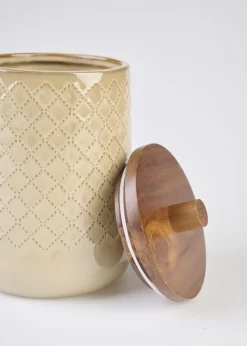 Kim säilytyspurkki beige
