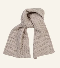 Knitted scarf hiekka - 23x146 cm