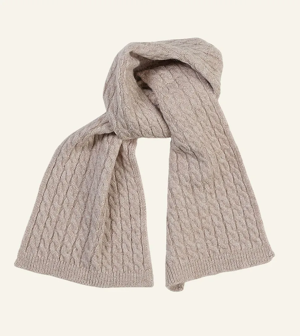 Knitted scarf hiekka - 23x146 cm