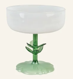 Leaf cocktaillasi valkoinen