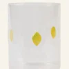Lemon juomalasi keltainen