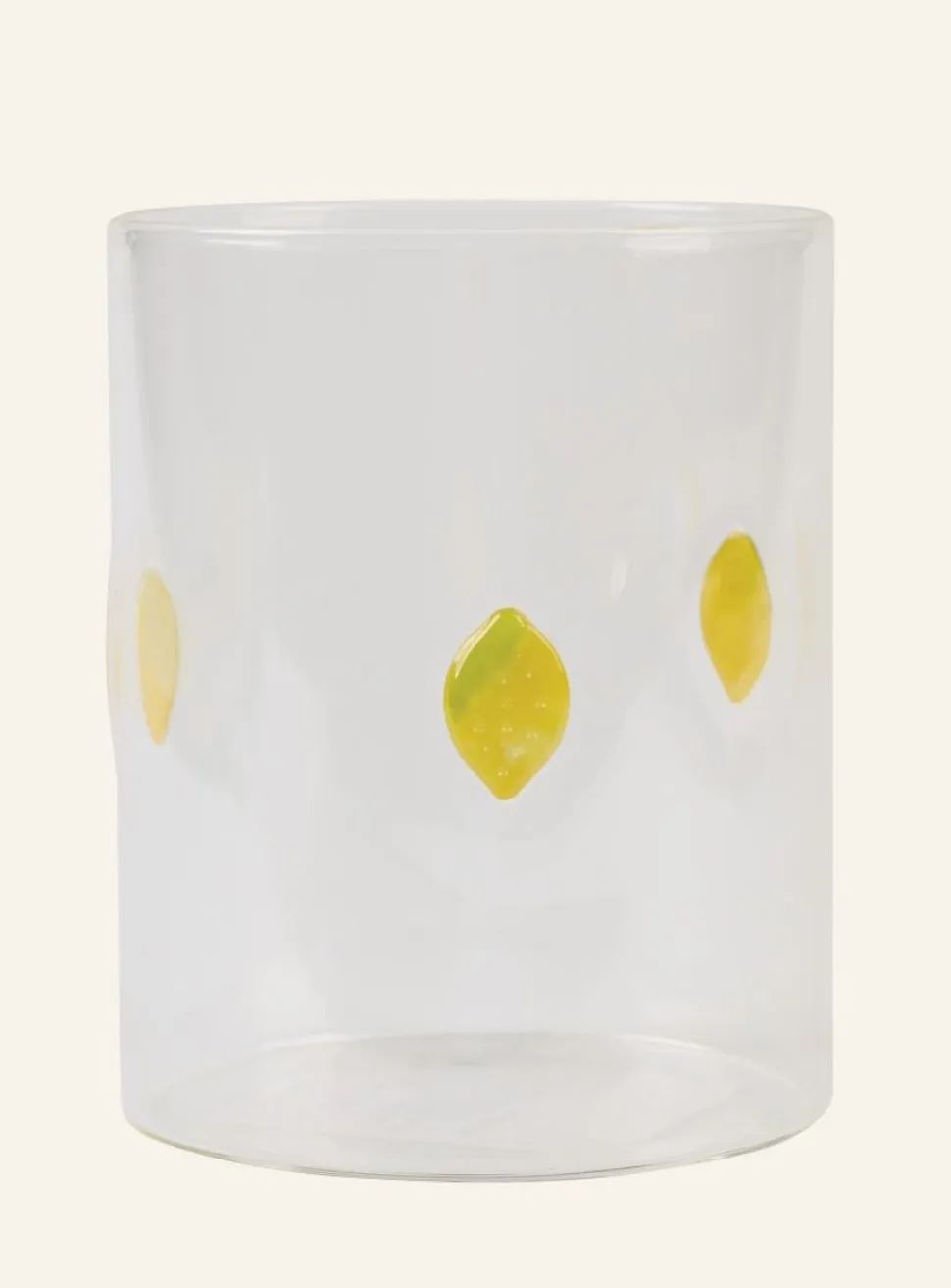 Lemon juomalasi keltainen