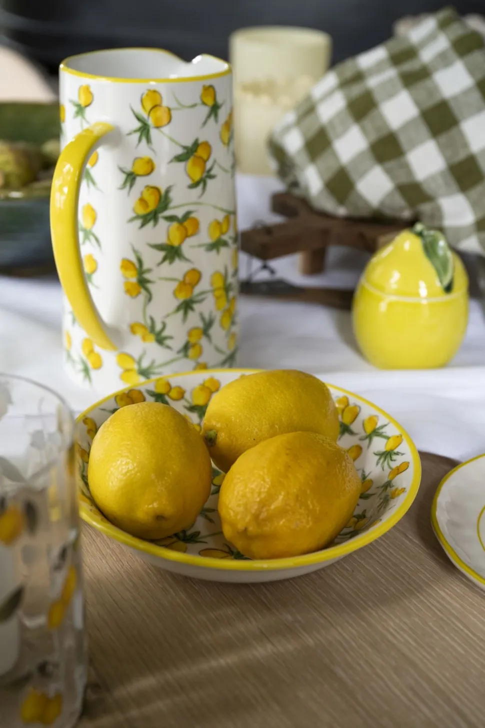 Lemon kannu moniväri/keltainen