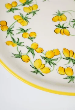 Lemon lautanen keltainen