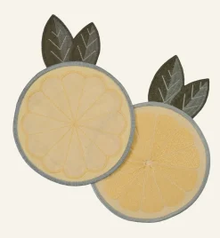 Lemon 2pk lasinalunen keltainen