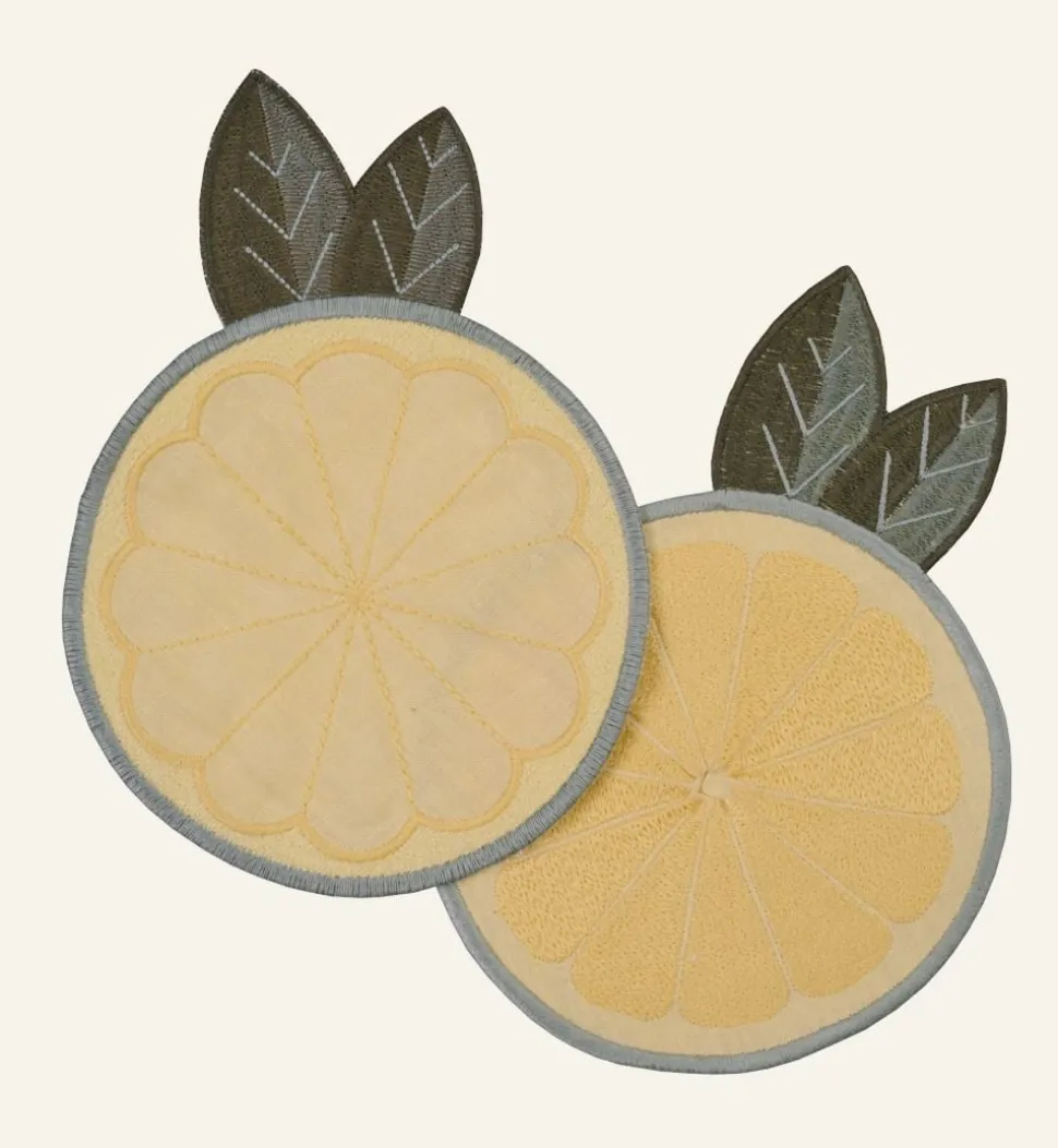 Lemon 2pk lasinalunen keltainen