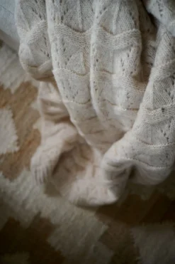 Leona torkkupeitto beige