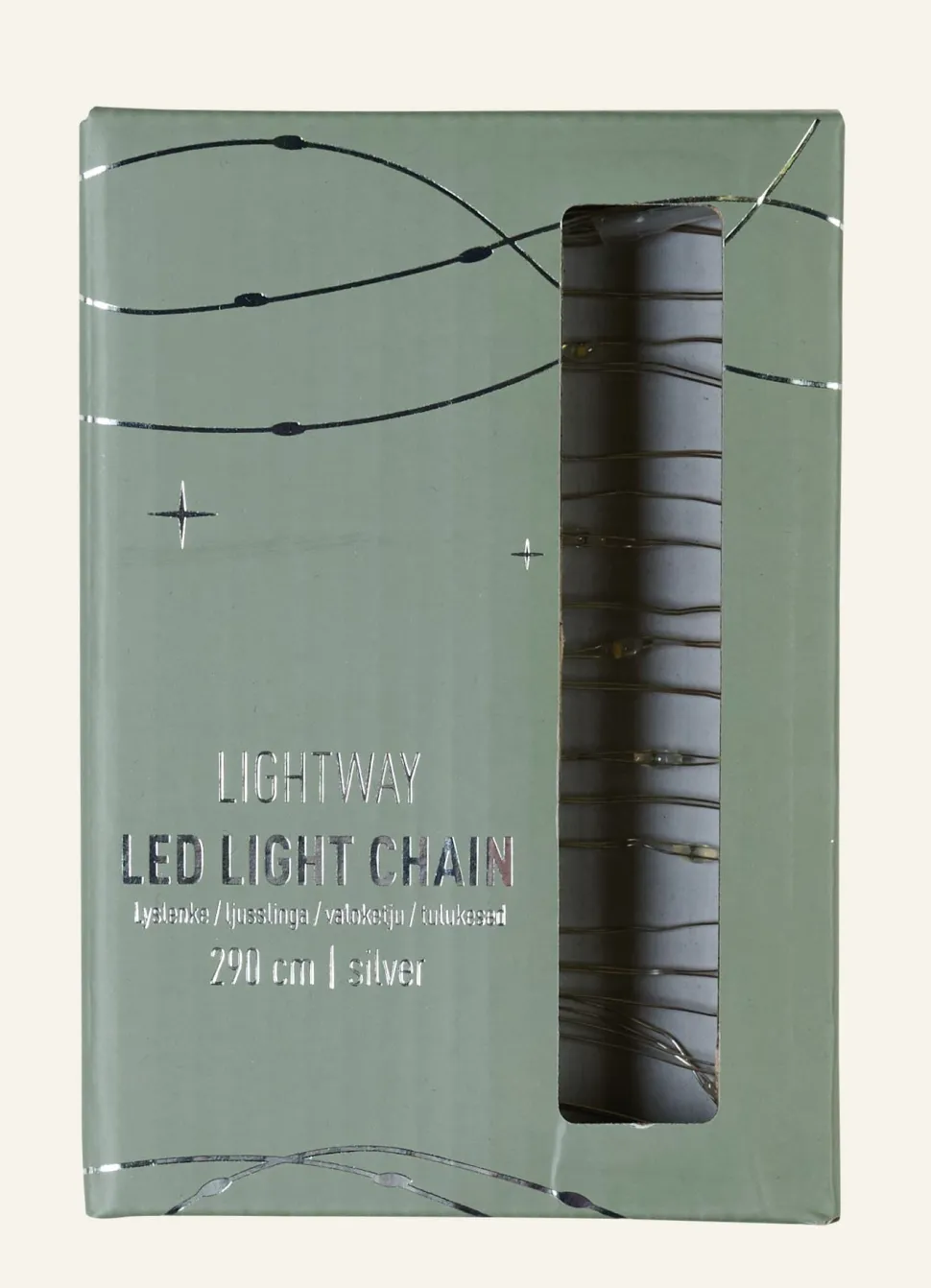 Lightway LED-valosarja hopea
