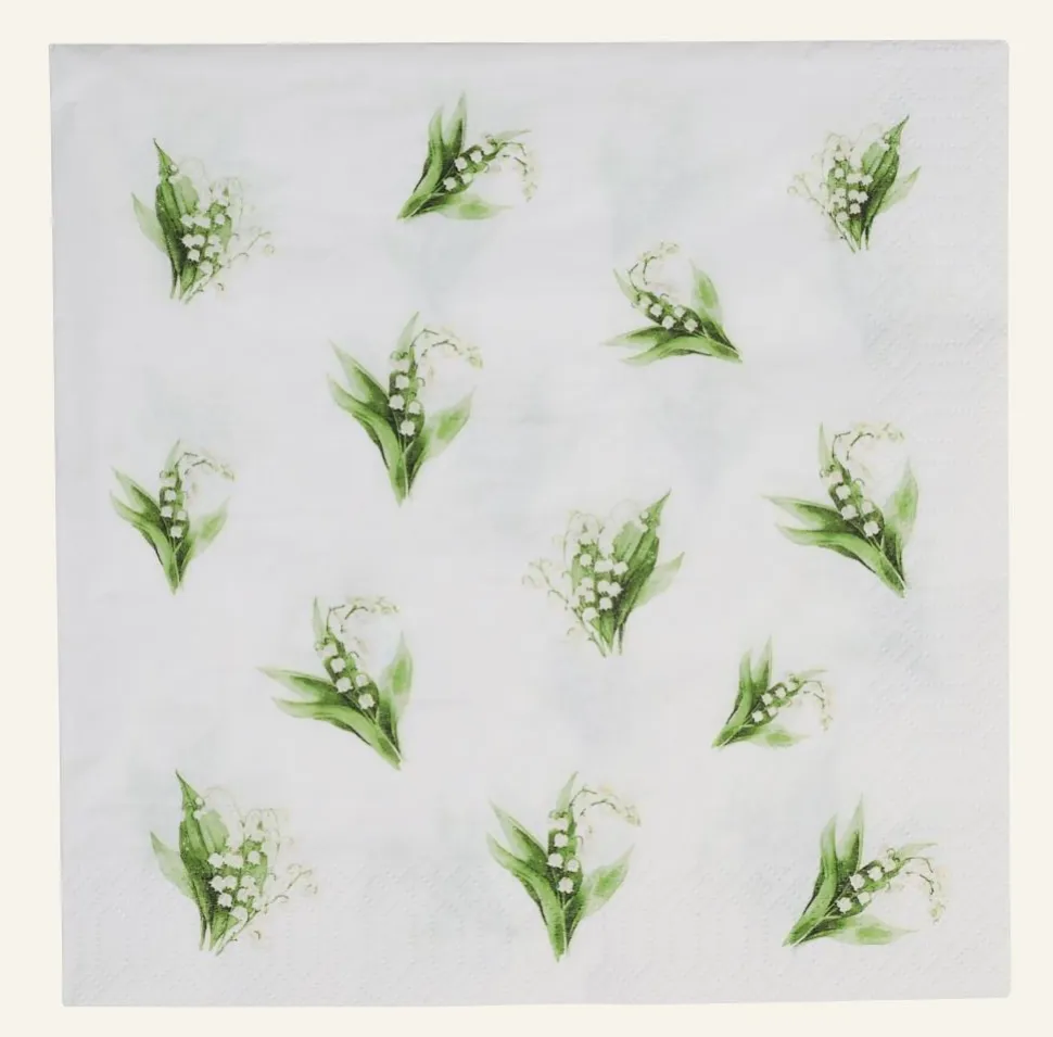 Lily of the valley ruokaservetit moniväri