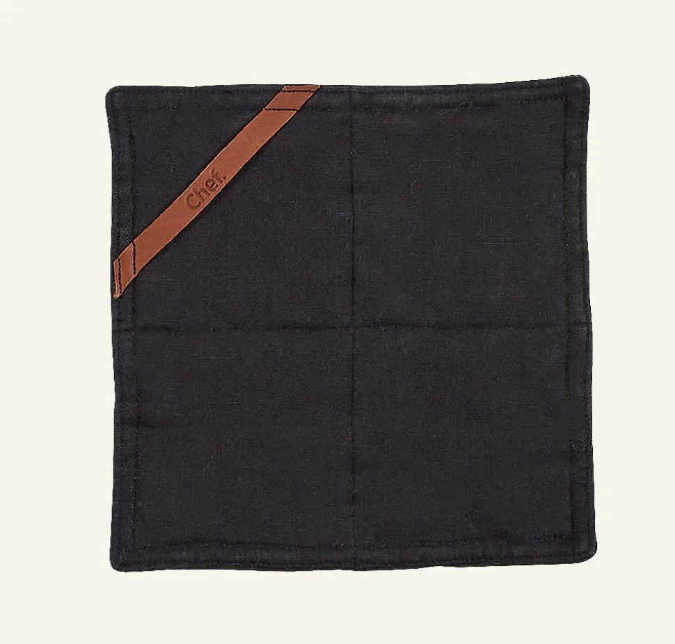Linen patalappu musta