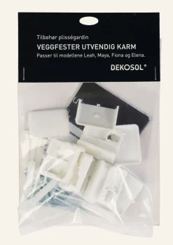 Lisäkiinnikkeet ikkunakarmille kehys valkoinen