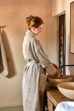 Lux kylpytakki beige