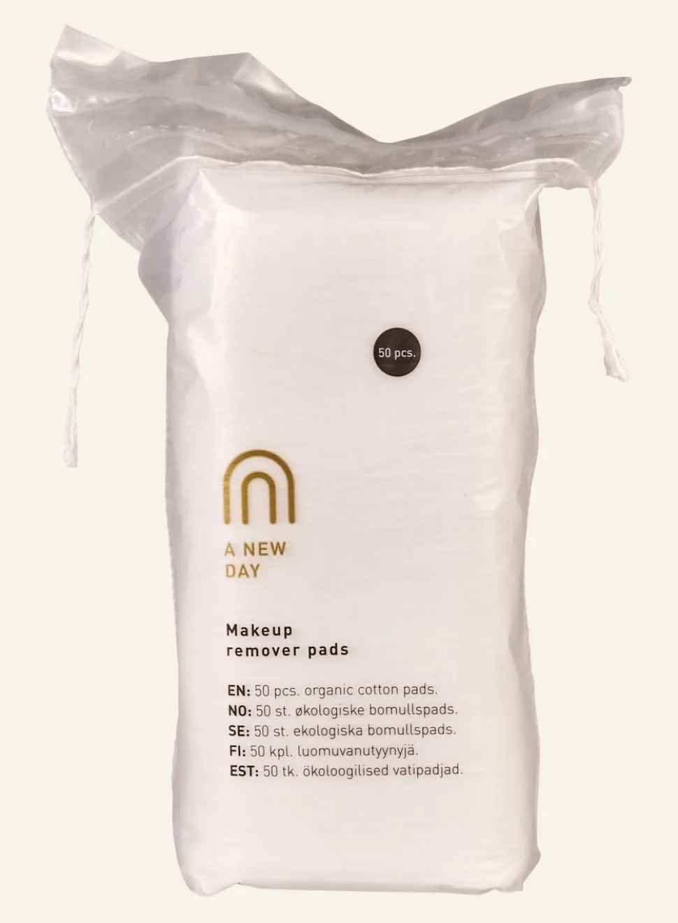 Make-up pads vanulaput valkoinen